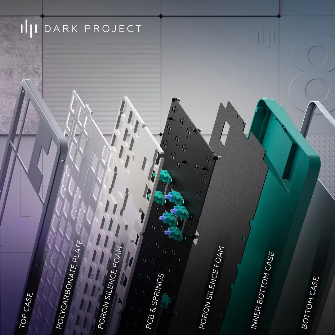 Mechanical keyboard Dark Project ALU87A G3MS Photo 4