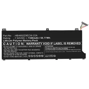 Аккумулятор для ноутбука CoreParts MBXLP-BA0025, Lithium Polymer 7300 mAh, совместим с Huawei MagicBook 14 (2020) и MateBook D 15 (Ryzen 5 5500U)