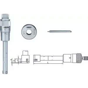 INSIZE 3-Point Analog Diameter Caliper 12–20 mm, Model 3227-202