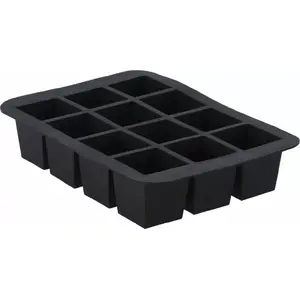 Ice Tray 12-Cube, Excellent Houseware — Plastic Ice Mold for 12 Ice Cubes