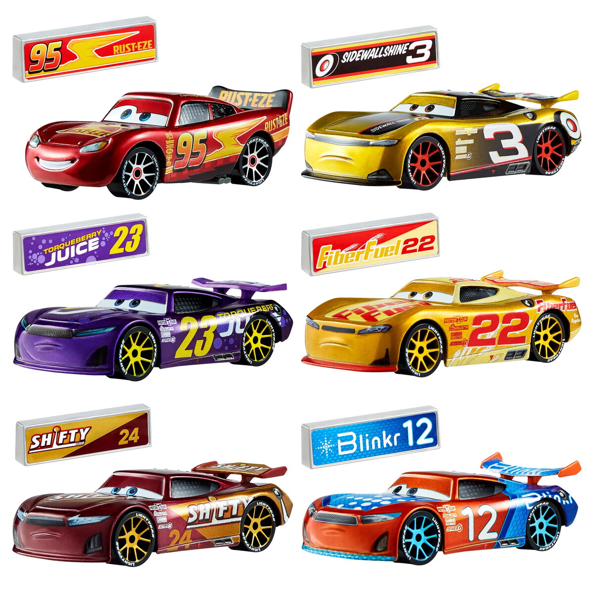 MATTEL Disney Pixar Cars NASCAR Metāla