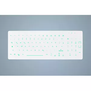 Wired Medical Keyboard Cherry AK-CB7012 German layout USB White, 103 keys, scissor switch, 1.8 m cable