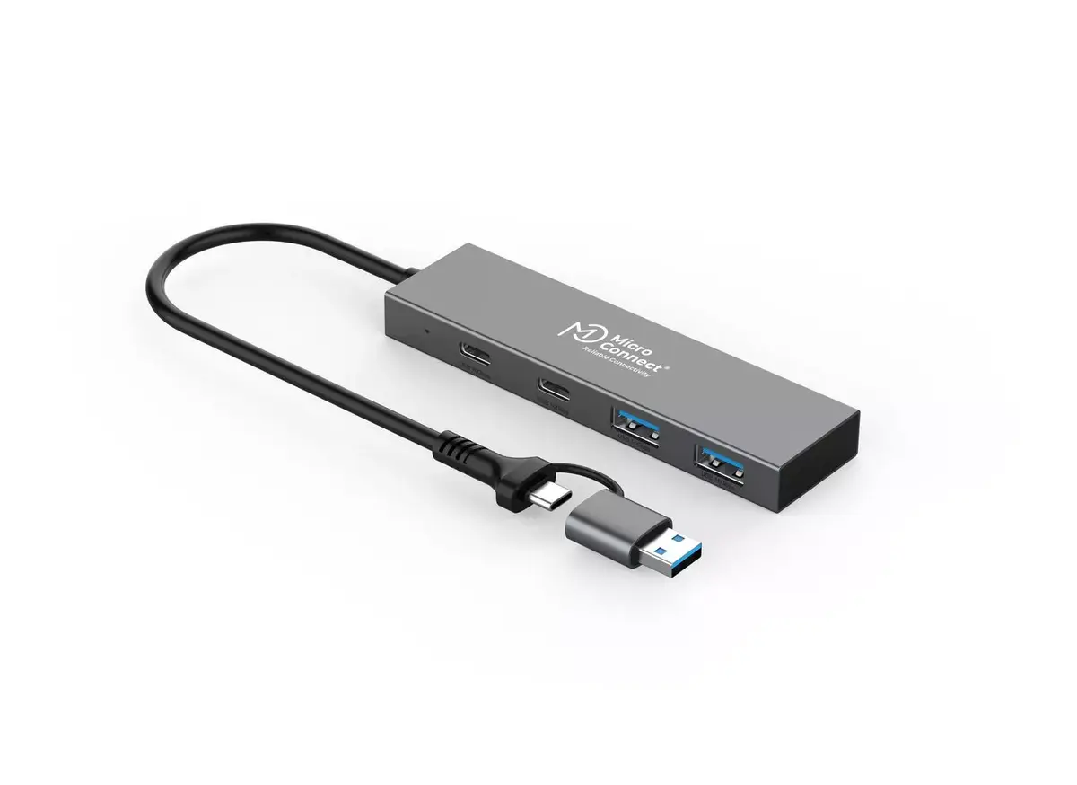 USB-C хаб Microconnect UC0066-5G-USB-C-4IN1 Photo 2