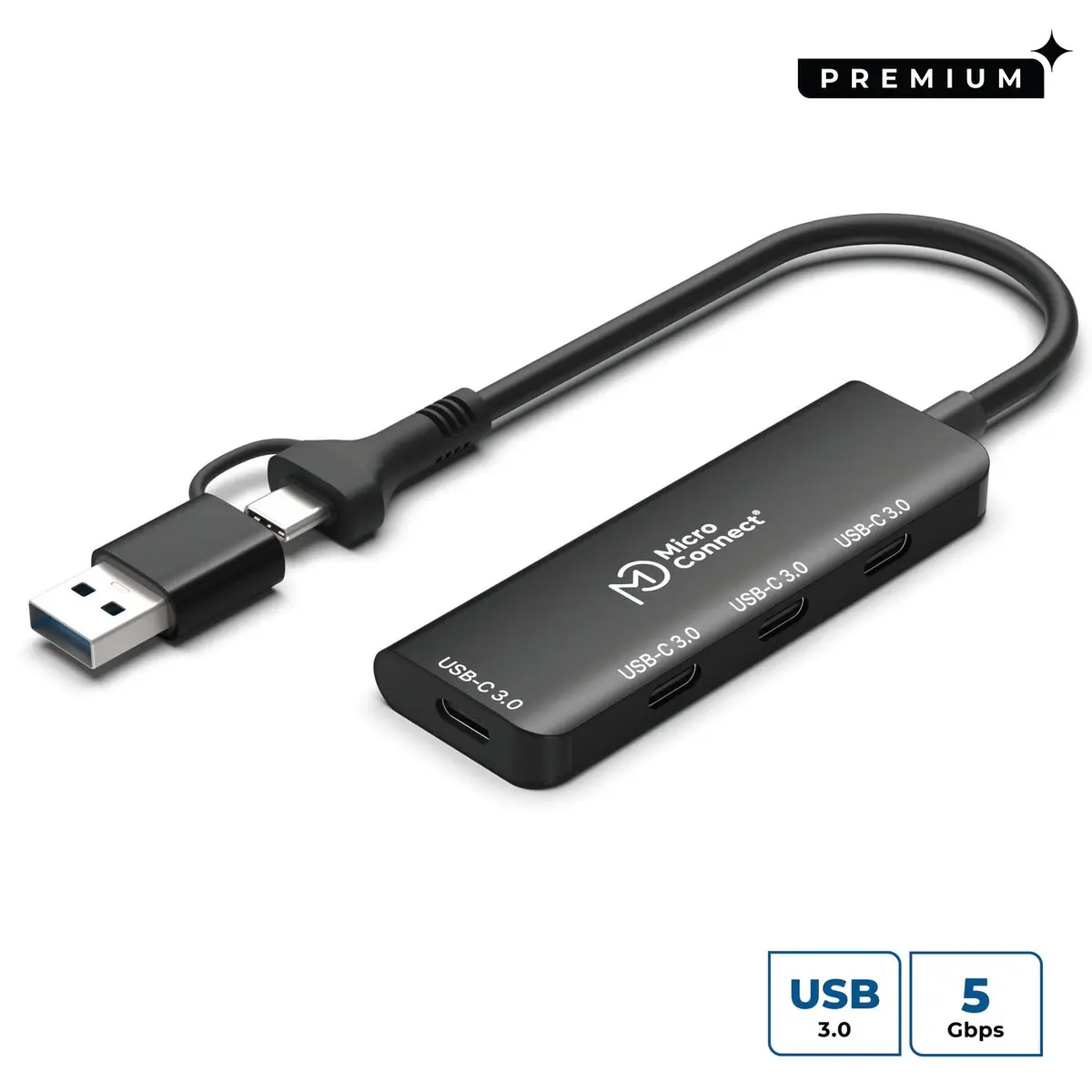 MicroConnect UC0070-5G-USB-C-4IN1-C USB 3.2 Gen