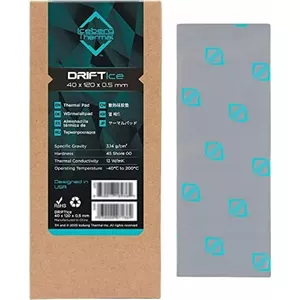 Thermal pad Iceberg DRIFTIce 13 W/m·K, grey, 40×120×0.5 mm