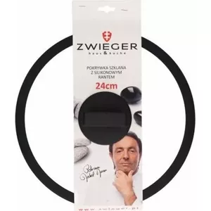 Силиконовая крышка ZWIEGER 24 см — термостойкая гибкая крышка для посуды