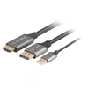 LANBERG HDMI to DisplayPort cable 1 m Photo 4
