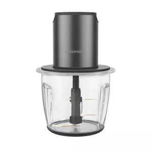 Grundig GMS3670 elektriskais pārtikas smalcinātājs, 1 l, 500 W, melns un nerūsējošais tērauds