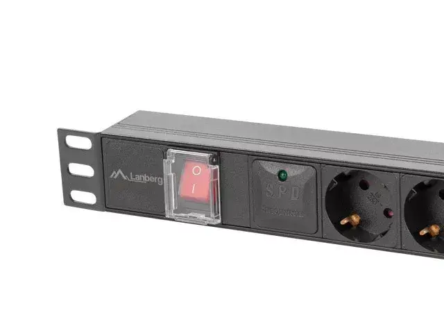 Устройство распределения питания Lanberg PDU-05F-0200-BK Photo 3