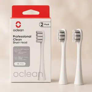 Replacement Toothbrush Heads OCLEAN P1C10 Grey, 2 pieces