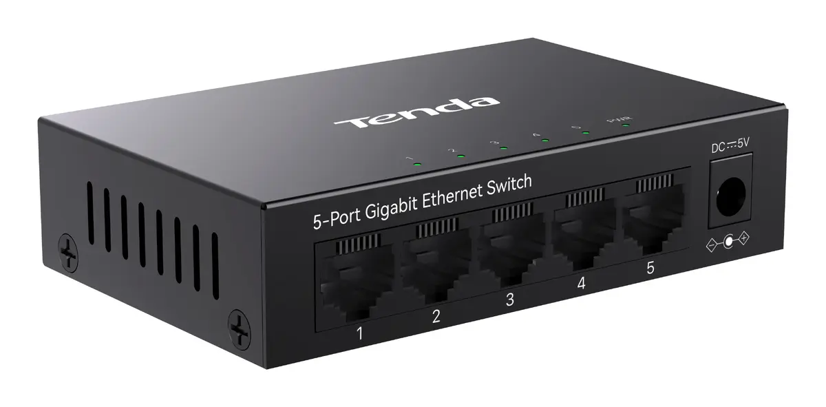 Tenda TEG1005M 5-Port Gigabit Network Switch Photo 2