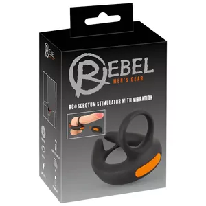 Носимый стимулятор мошонки Rebel RC 54042580000 — регулируемая интенсивность, 10 режимов вибрации, USB‑зарядка, силикон, длина 9,4 см