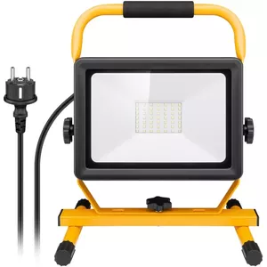 Work light GOOBAY 49983 — LED work light with stand, 50 W, IP65, aluminium housing