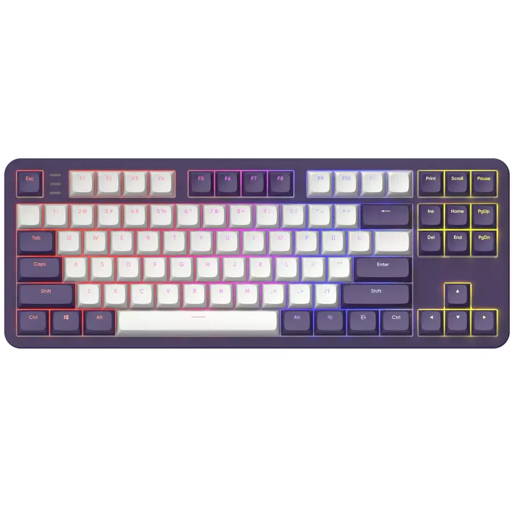 Mehāniskā tastatūra Dark Project ALU87A Violet