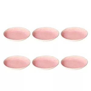 Soup plates Rose&Tulipani Concerto Fuse Rosa set of 6, 21 cm diameter