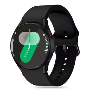 Ремешок Tech-Protect силиконовый для Samsung Galaxy Watch 4/5/5 Pro/6/7/FE — чёрный