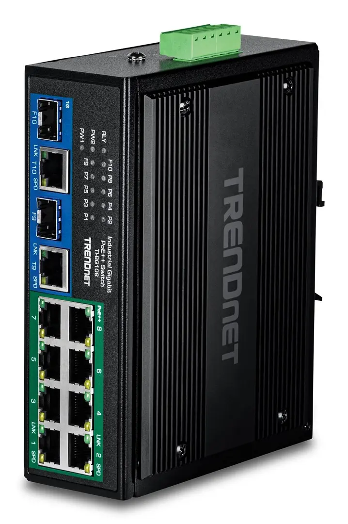TRENDNET TI-BG108 industriālais gigabitu tīkla slēdzis