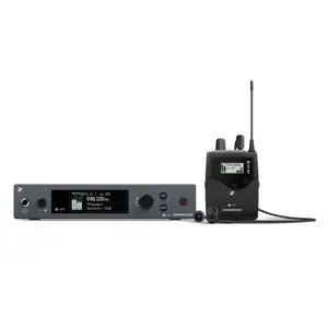In-ear monitoru sistēma Sennheiser EW IEM G4-A — UHF 516–558 MHz, bodypack uztvērējs, raidītājs, OLED/LCD, 16 Ω, 4–6 h darbība