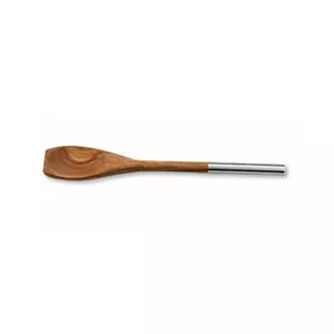Wooden spoon-ladle KESPER DE7628911 30 cm, wooden bowl with metal handle