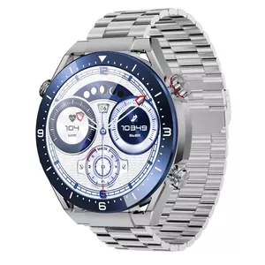 Умные часы MAXCOM Ecowatch1 51 мм круглый корпус, 1.52" (3.86 см) 360×360, 400 мА·ч, серебристые