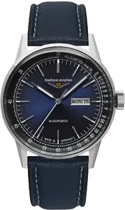 automātiskās pulksteņi Bauhaus Aviation 23663 melnas