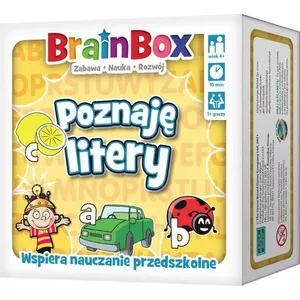 Educational game Rebel BrainBox - Poznaję litery (letter recognition learning set)