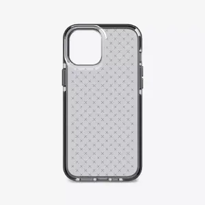 Protective Phone Case Tech21 EvoCheck for iPhone 12 Pro Max — Cover, Translucent Smokey/Black, for 6.7"