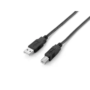 USB 2.0 Type A to Type B Cable Equip 128864 2.0m Black