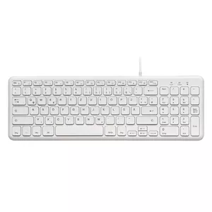 Perixx PERIBOARD-213 Tastatūra Universāla USB QWERTZ Vācu Balta Vada