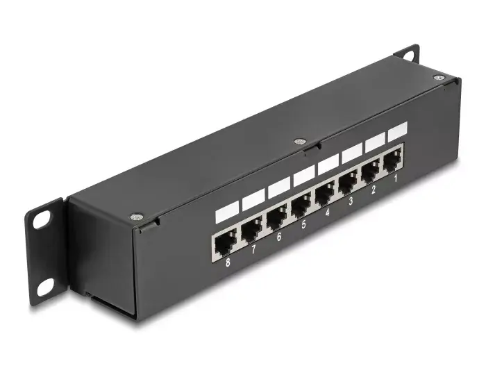 DeLOCK 10" Coupler Patch Panel 8 Port Cat.6 Photo 2