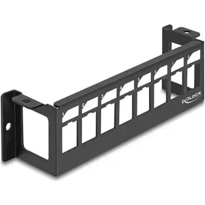 Patch panel DeLOCK 86516 Black Metal Wall mounting 50mm x 41.6mm x 175mm