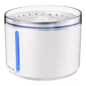 Ūdens strūklaka mājdzīvniekiem Dogness D09 ar LED indikatoru 2,2 l (balta)