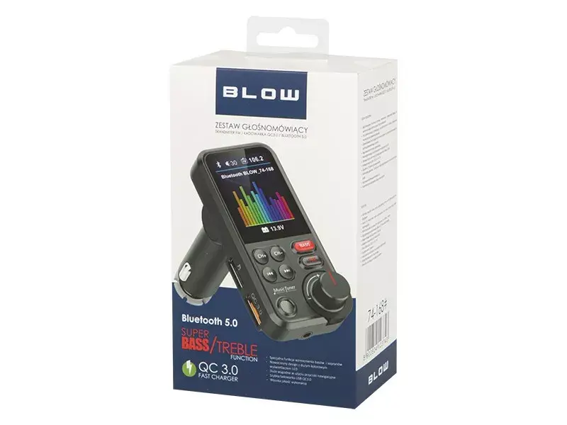 FM raidītājs BLOW 74-168# Bluetooth 5.0 QC3.0 Photo 3