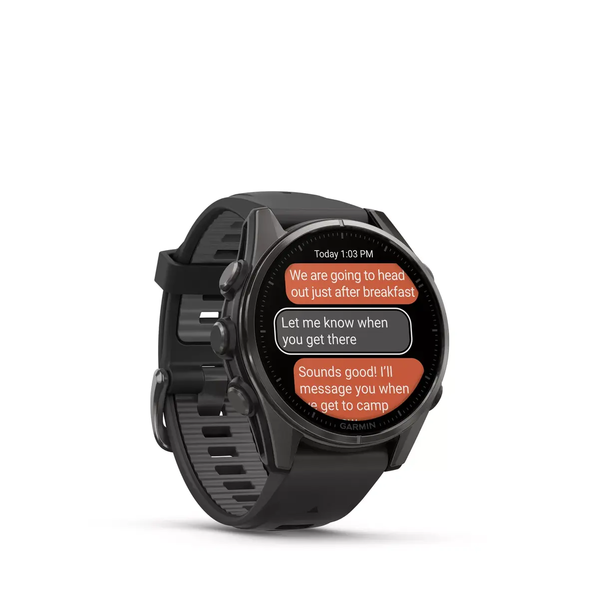 Viedpulkstenis GARMIN fenix 8 Black — 43 mm Photo 4