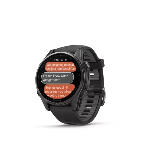 Viedpulkstenis GARMIN fenix 8 Black — 43 mm Photo 7
