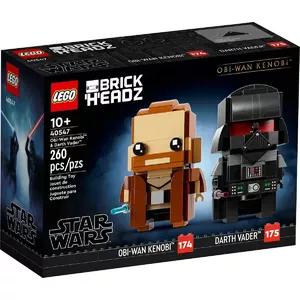 LEGO BrickHeadz Obi-Wan Kenobi un Darth Vader 40547 konstruktors