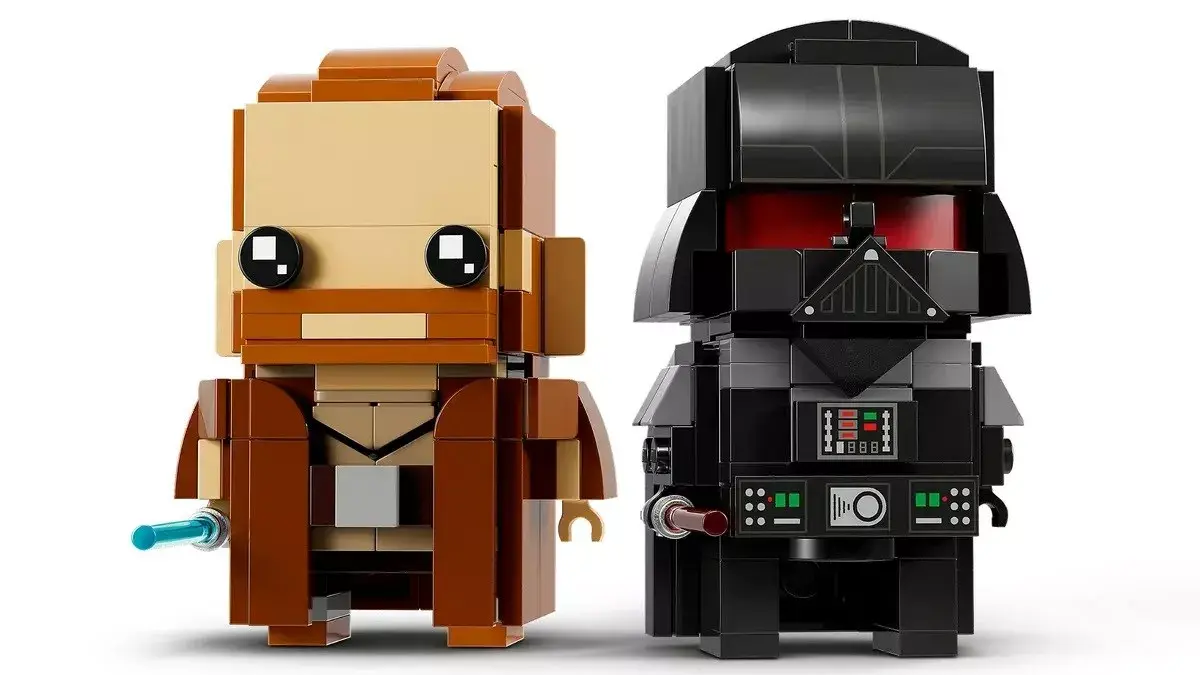 LEGO BrickHeadz Obi-Wan Kenobi un Darth Vader 40547 Photo 4