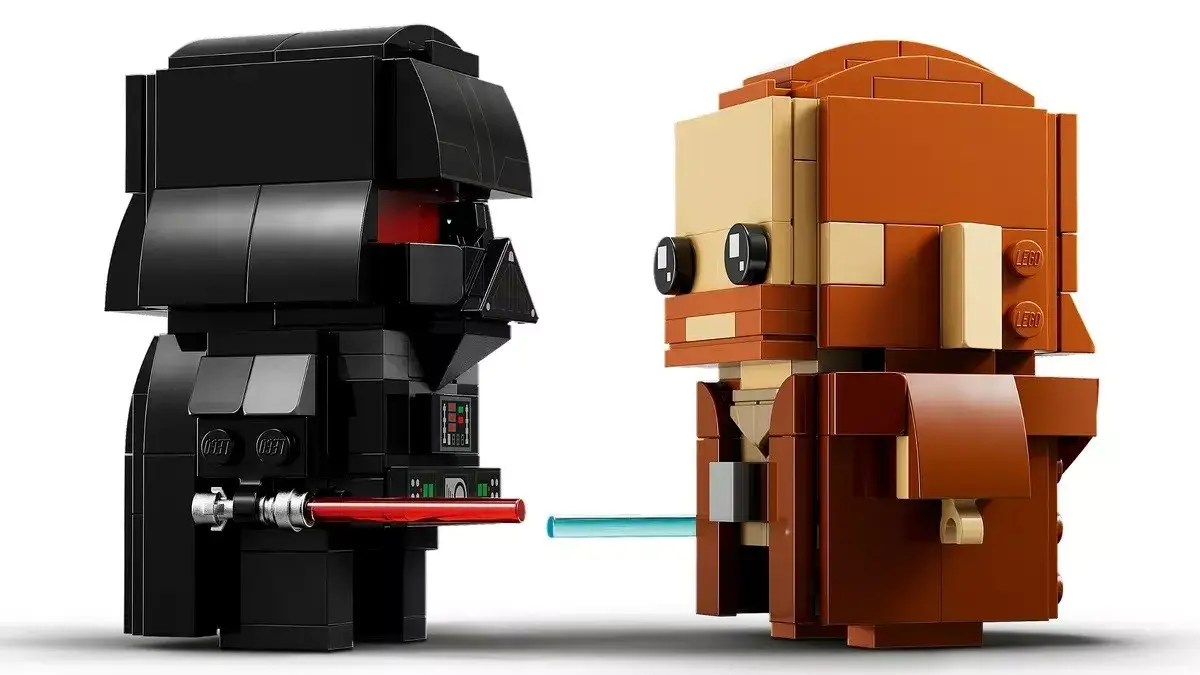 LEGO BrickHeadz Obi-Wan Kenobi un Darth Vader 40547 Photo 5