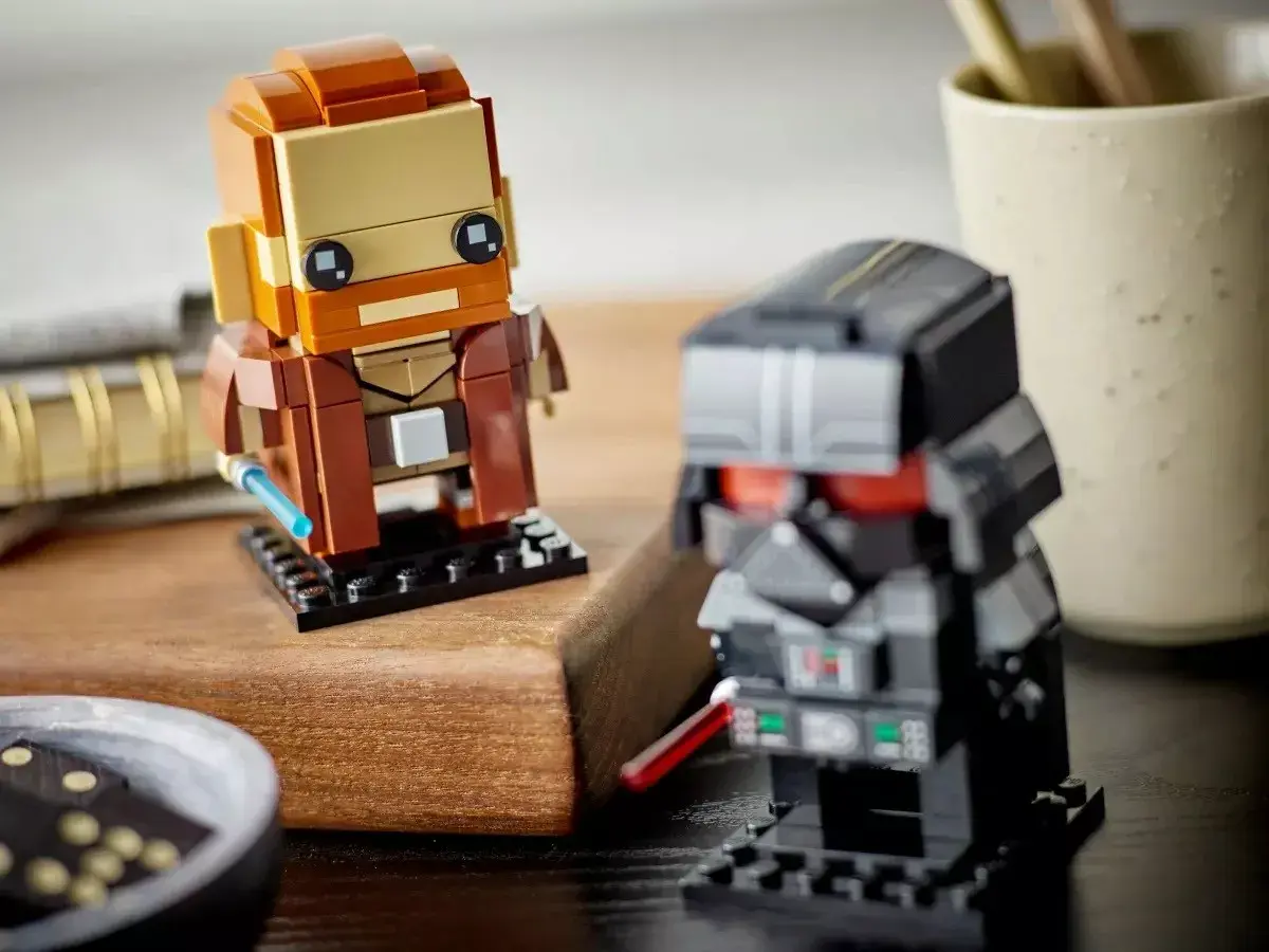 LEGO BrickHeadz Obi-Wan Kenobi un Darth Vader 40547 Photo 9