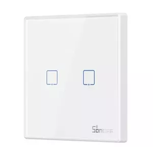 Sonoff T2EU2C-RF gateway/controller White Plastic Wall mounting 0.433 GHz