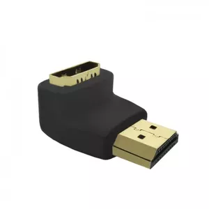 QOLTEC HDMI to HDMI Adapter Cable Male to Female, Black