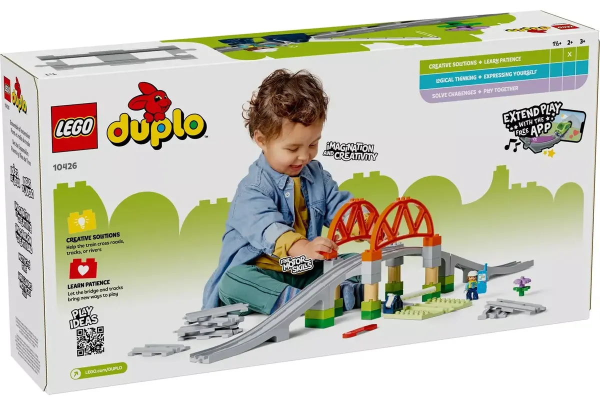 LEGO DUPLO Railway Bridge and Tracks Expansion Set 10426 Photo 4