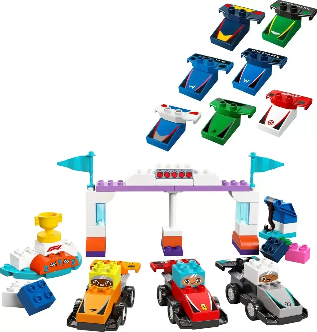 LEGO DUPLO F1 Team Racing Cars 10445 komplekts Photo 3