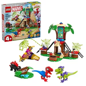 LEGO playset Spidey‑Rex vs. Gobby Raptor Treehouse (11200) — 143 pieces, 2 minifigures, age 4+