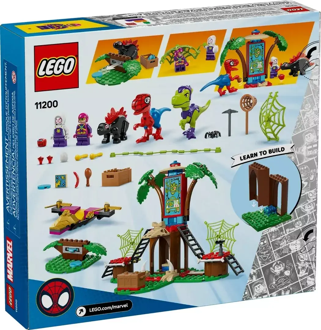 LEGO playset Spidey‑Rex vs. Gobby Raptor Treehouse 11200 Photo 2