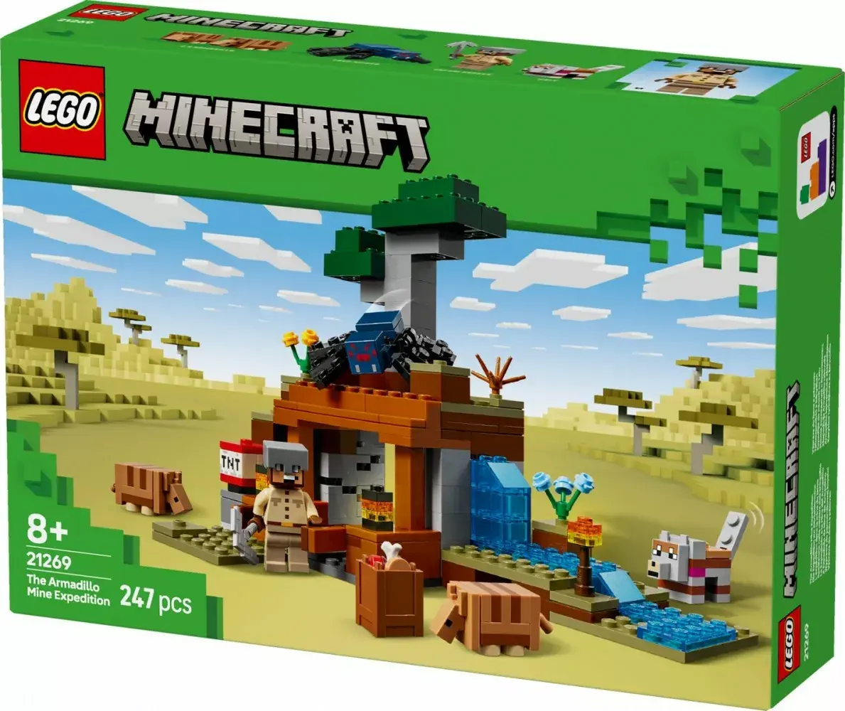 LEGO Minecraft The Armadillo Mine Expedition 21269 komplekts Photo 2