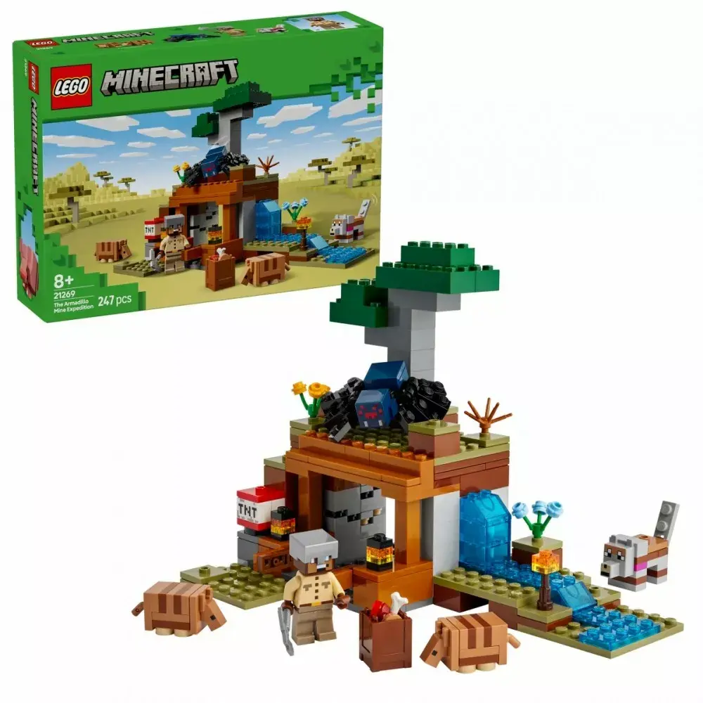 LEGO Minecraft The Armadillo Mine Expedition 21269 komplekts Photo 4