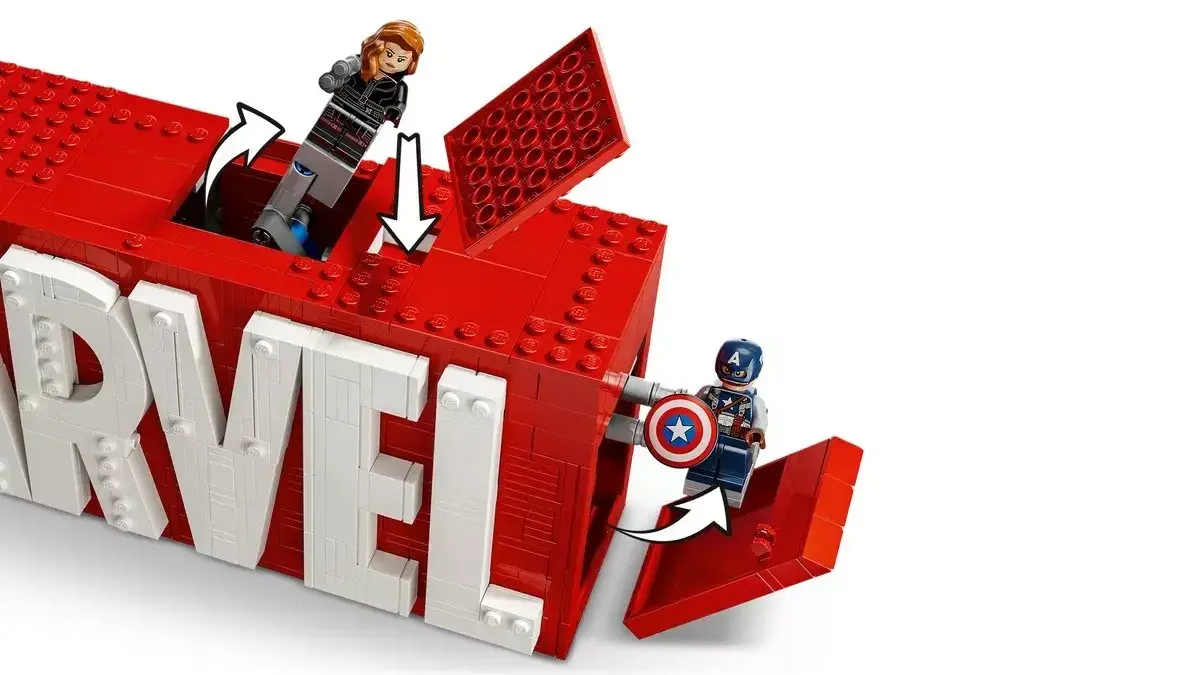 LEGO 76313 Marvel Logo & Minifigures set Photo 5