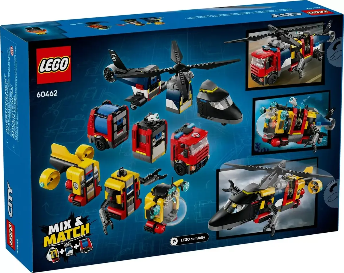 LEGO City Combination Set 60462 — Helicopter & Fire Truck Photo 2