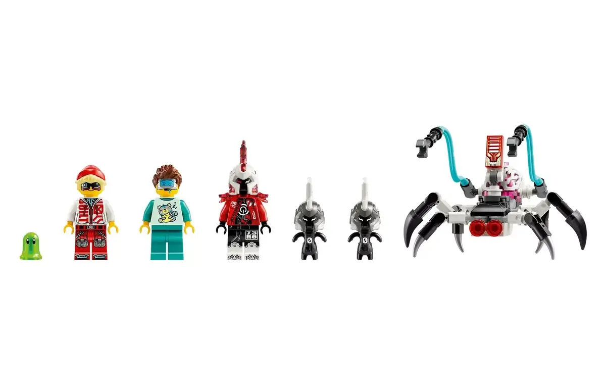 LEGO set 71497 Tiger Mech and Hot Rod Car Photo 7